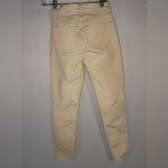 Johnathan Simkhai collaboration with Free People, Cream Velvet Pants Size XS - Picture 2 of 4